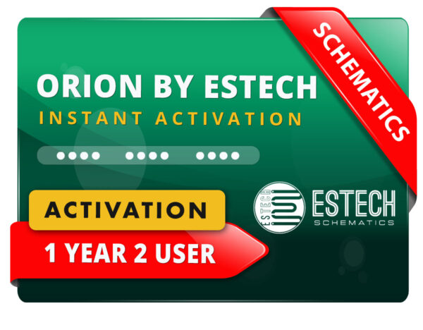 Orion by ESTECH Schematics (Double PC - 12 Month)