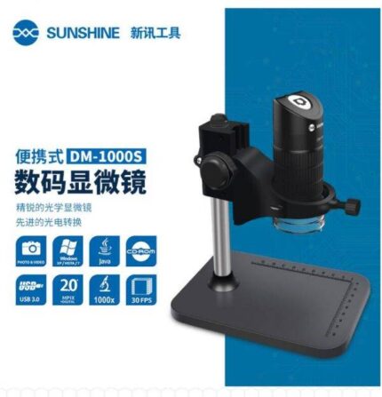 Sunshine Dm-1000s Portable Digital Microscope Hd Color Cmos Sensor 5x Digital Zoom 1000x Magnification Effect Easy To Operat