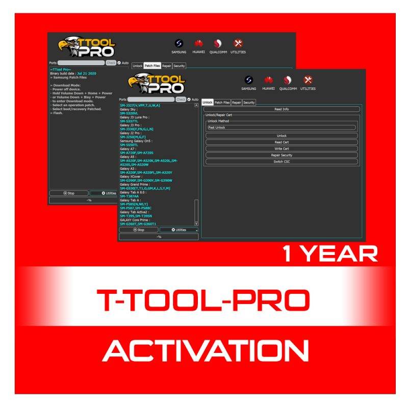 T TOOL PRO Activation One Year